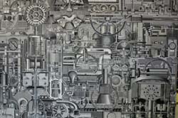 STEPHEN ALDRICH - Mechanism, collage, mechanics, abstract