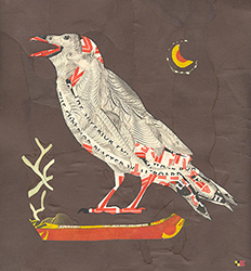 LOU BEACH - Yore Bird, collage, satire, narrative