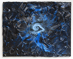 KELLY BERG - Darkness Forms, landscape, painting, sculpture, ocean