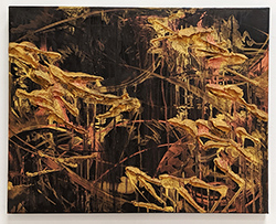 KELLY BERG - An Ever-Shifting World, landscape, painting, sculpture, earthquake, lightening