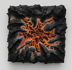 KELLY BERG - New Earth, landscape, painting, sculpture, lava