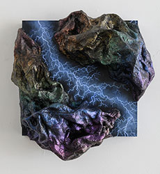 KELLY BERG - Obsidian Electric, landscape, painting, sculpture, ocean