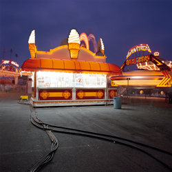 JEFF BROUWS - Inside the Live Reptile Tent, Ice Cream Booth, photograph