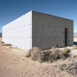 JEFF BROUWS - After Trinity, Nevada Test site 4, weapons effects test structure, photograph