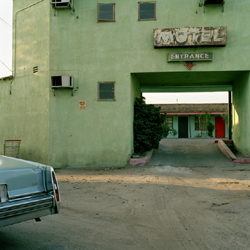 JEFF BROUWS - Highway, El Morocco Motel, photograph