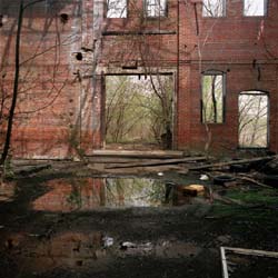 WENDY BURTON - Close Factory, Youngstown, Ohio, photograph, building, landscape