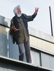 JOHN CERNEY - Ed Moses Adressing Us All, Santa Monica, California, painting, mural