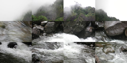 MATTHEW CHASE-DANIEL - Iao Stream, Maui, photograph, collage, landscape