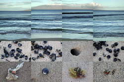 MATTHEW CHASE-DANIEL - Beach at Ka'anapali, photograph, collage, landscape, ocean