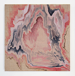 SYDNEY CROSKERY - Abstract, Mountains, Volcano, Oil Paint