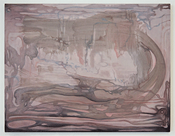 SYDNEY CROSKERY - Abstract, pinks, Oil Paint