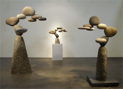 WOODS DAVY - Installation of Cantamar, 2012, sculpture, stone