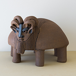 DORA DE LARIOS- Six Legged Centaur, ceramic, sculpture, animal