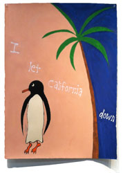 MICHAEL DEYERMOND - I Let California Down, painting, conceptual