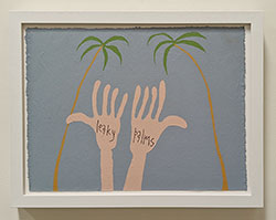 MICHAEL DEYERMOND - Leaky Palms, painting, California, conceptual