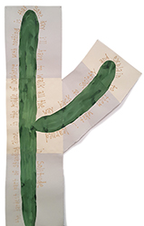 MICHAEL DEYERMOND - What I Learned in Solitude, cactus, painting, California, conceptual