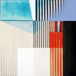 NED EVANS - Belida, painting, abstract, geometric