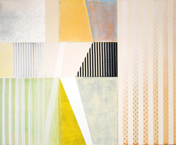 NED EVANS - Bibb, painting, abstract, geometric