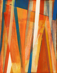 NED EVANS - Ceiba, painting, abstract, geometric