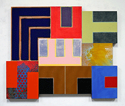 NED EVANS - Cochi, painting, abstract, geometric