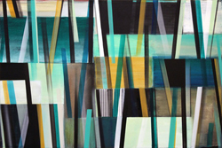 NED EVANS - Hoctun, painting, abstract, geometric