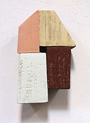 NED EVANS - Keyhole #11, sculpture, painting, abstract, geometric