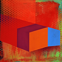 NED EVANS - Puhi, painting, abstract, geometric