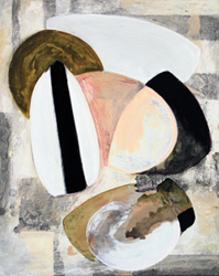 NED EVANS - SERPA, painting, abstract, geometric