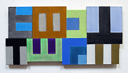 NED EVANS - Serrano, painting, abstract, geometric