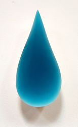 NED EVANS - Tear #17, resin, sculpture, abstract