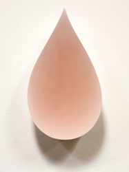 NED EVANS - Tear #7, resin, sculpture, abstract