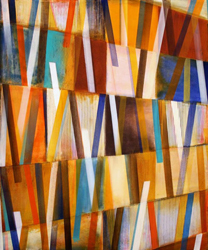 NED EVANS - Virar, painting, abstract, geometric