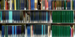 DANAE FALLIERS - library 21 tolstoy, photograph, abstract, books