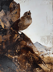 JAMES GRIFFITH - bird, painting, tar, animals, figurative, realism, abstract