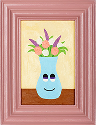 ROAST HOGGMANN - Face Vase, painting, narrative, humor
