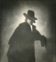 E.O. HOPPE - E.O. Hoppe, self portrait in the style ofthe Romanticists, c.1912, photography, vintage, black and white