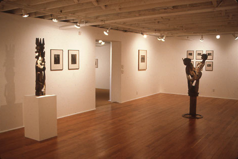 "Edmund Teske and Dayak Ancestral Figures" at Turner Krull Gallery, 1994 