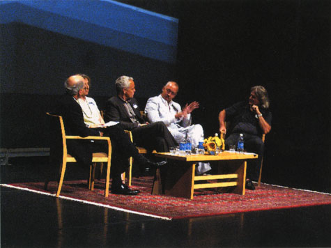 Julius Shulman, Wim de Wit, Judy McKee, Craig Krull, Benedikt Taschen, Juergen Nogai at the Getty Center