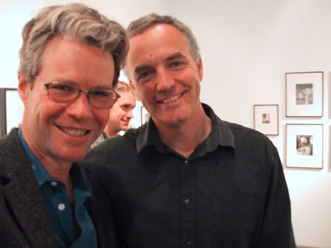 Mark Swope and Craig Krull at John Swope's exhibition, Camera Over Hollywood