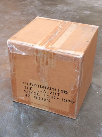 Box of Photographing the LA Art Scene Books