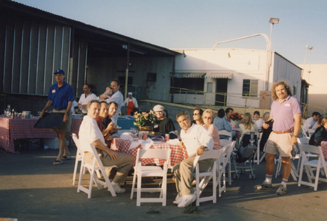 Bergamot Station pre-opening barbeque, 1994