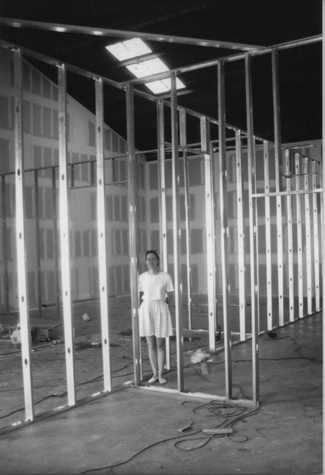 Karen Hirshan at Craig Krull Gallery Under construction, 1994