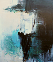 TOM LIEBER - Night In Day, painting, abstract