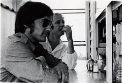 JERRY MCMILLAN - Ed Ruscha and Joe Goode at Ann's Hamburger, 1969