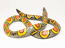 Gwynn Murrill - Fraid Knot, Serpiente, ceramic, figure, sculpture