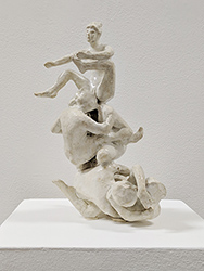 Gwynn Murrill - Pyramid 6, Plaster, figure, abstract, sculpture