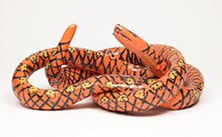 Gwynn Murrill - Springtime, Serpiente, snake, ceramic, figure, sculpture