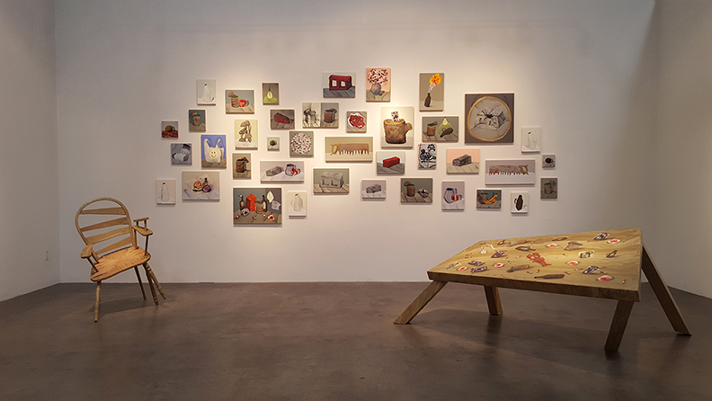 MARK POSEY - Bless the Mess Installation Shot, painting, sculpture, still life, los angeles