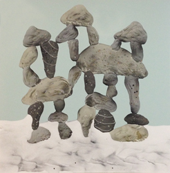 MARK POSEY - Rock Formation 4, painting, still life, los angeles, sculpture