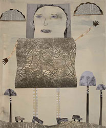 HOLLY ROBERTS - Giant Waving, collage, photography, painting